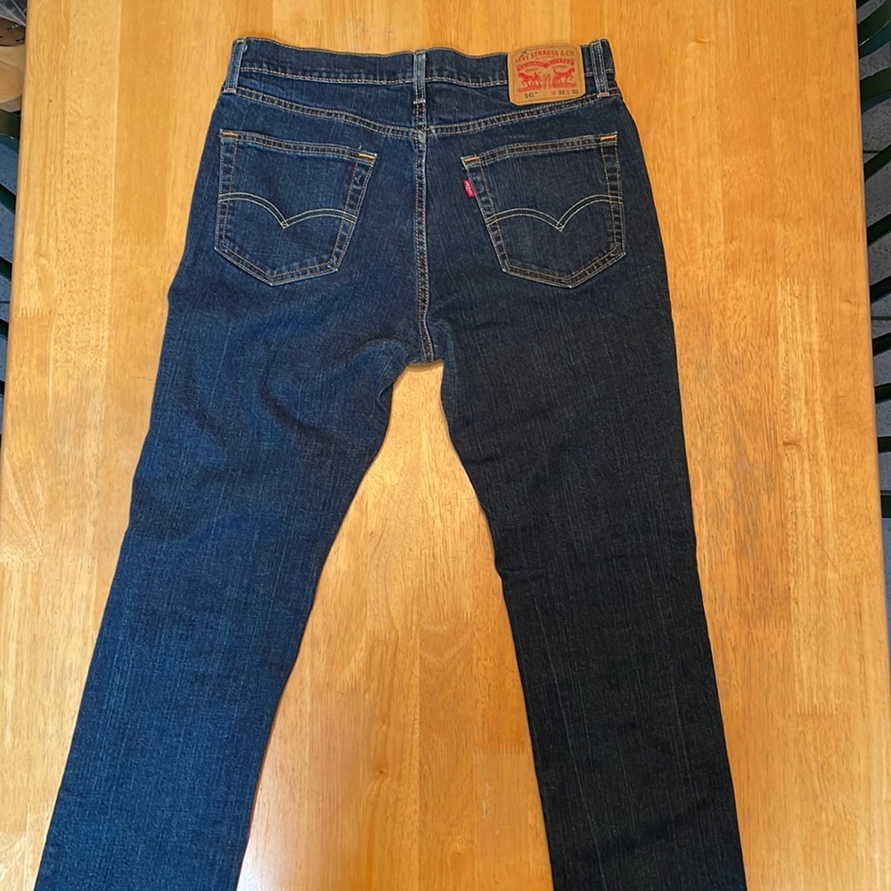 Levi’s Men’s 541 Jeans Size 33x30; Fits like 32W; Waterless, 99% Cotton